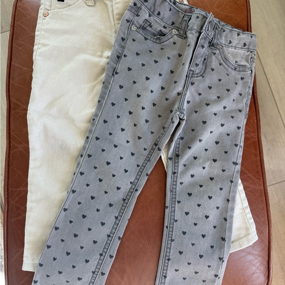 Bundle: Cherokee & Jordache Toddler Girl Skinny Jeans Size 3